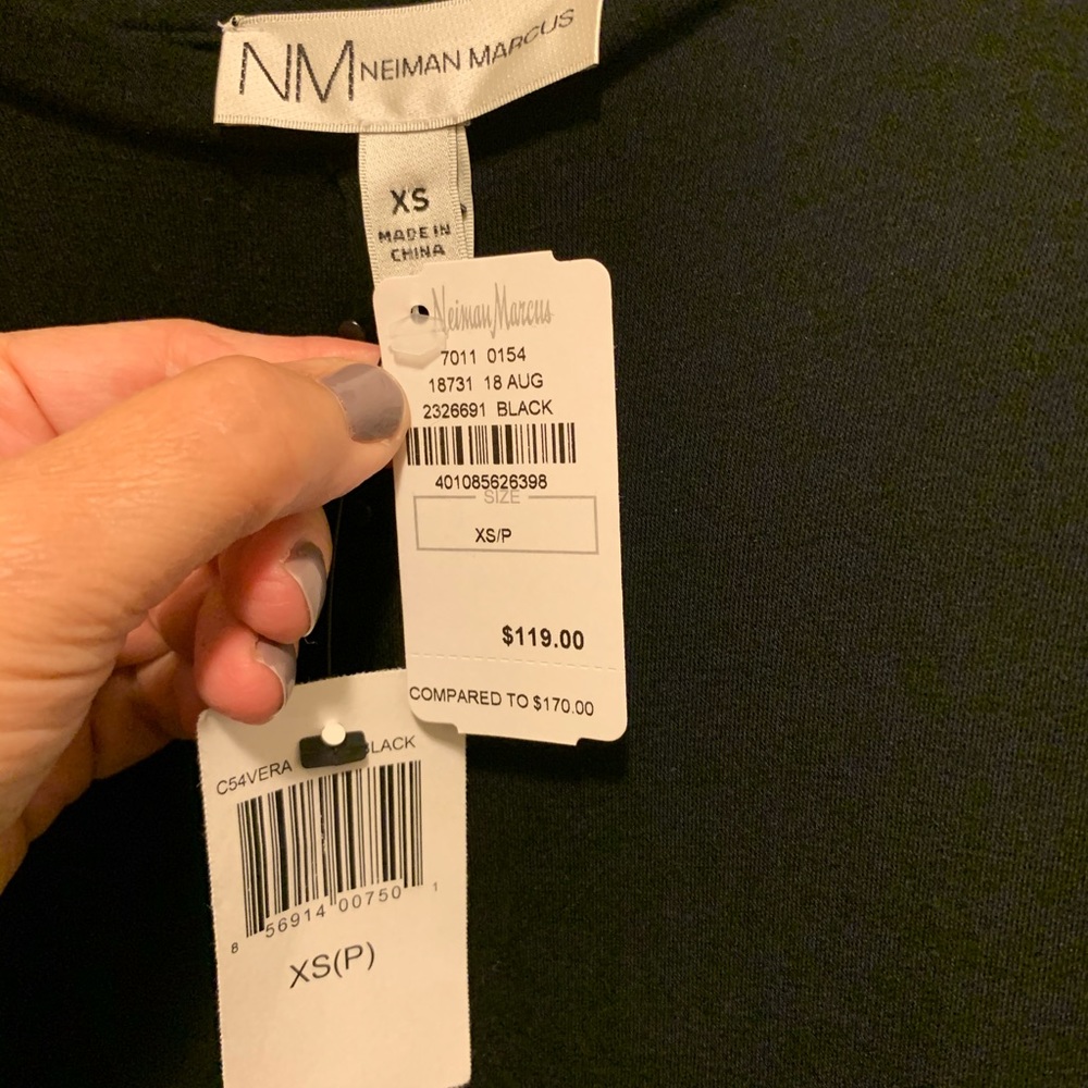 NM Black Studded Poncho - Picture 6 of 8